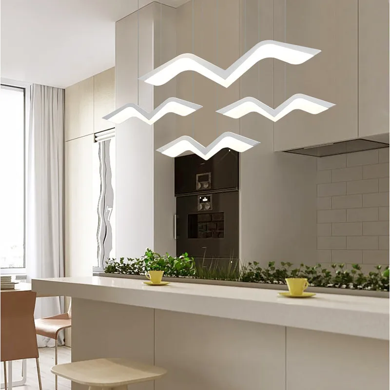 

Seagull Restaurant LED Pendant Light;Living Room Study Pendant Lamp;Bar Hanging Lighting Ideas;Home Post Modern Minimalist Lamp;