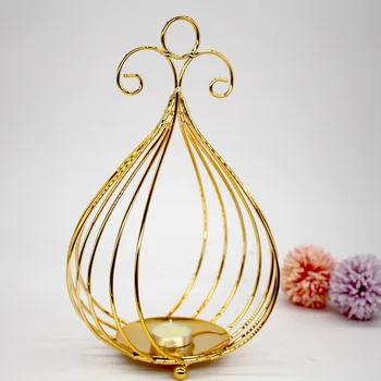 

Nordic Creative Candleholder Electroplated Gold Candleholder Arrangements Wedding Iron Projects Candle Cup Home Decorations