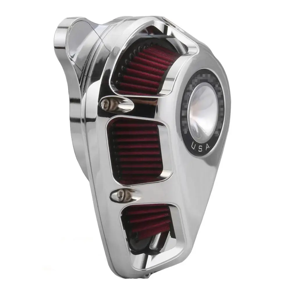 Режущая кромка поворотные Воздухоочистители intakes FLHTCU Electra Glide Ultra FLHR - Цвет: 3