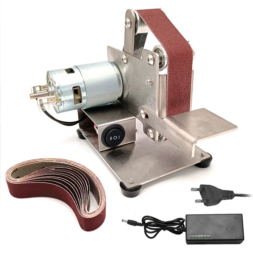110V/220V Mini ceinture électrique Sande nouveau Style bricolage polissage rectifieuse Cutter bords affûteuse meuleuse multifonctionnelle