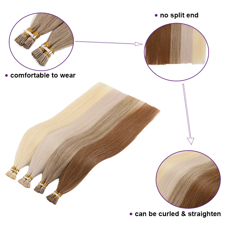 Classic Coda 200 Pieces 160grams 0.8g/Piece 18" 16" Straight Real Remy Pre Bonded Keratin I Tip On Capsule Human Hair Extension