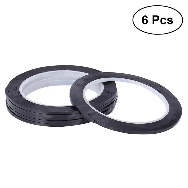 6 Pieces 3mm Width Whiteboard Gridding Tape Grid Marking Tapes Self