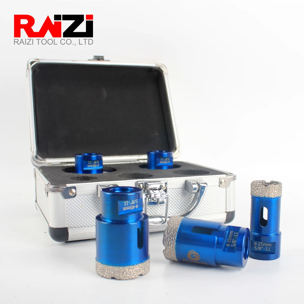 5 шт Алмазное покрытие отверстия резак сверло набор фарфоровой Керамика плитка