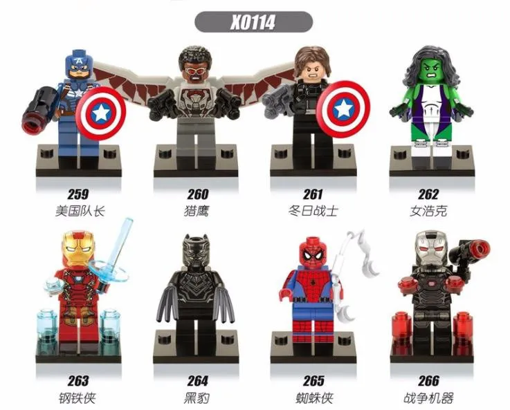 Marvel Comics игрушки Капитан Америка Мстители серии кукла мальчик игрушка Человек-паук Железный человек танос Собранный комбинация ABS материал
