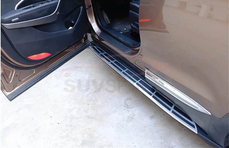 Алюминий подходит для hyundai Grand Santa Fe XL 2013 Беговая доска боковой шаг nerf бар боковые навесы