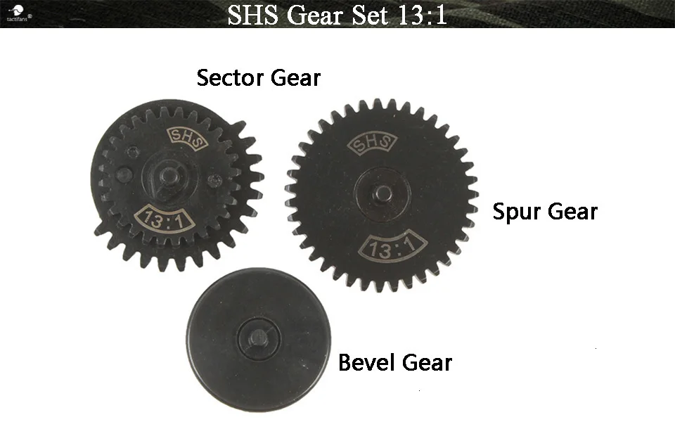 SHS сталь винтовое армирование низкий уровень шума высокий крутящий момент набор передач для Ver2/3 AEG Коробка передач охотничья армейская Пейнтбольная игра аксессуары