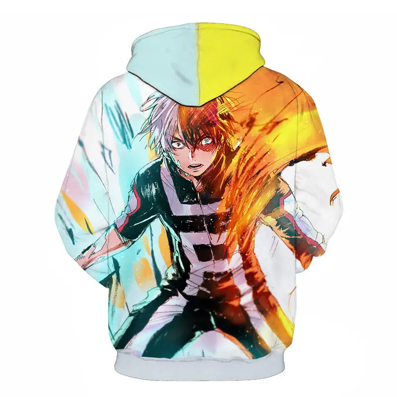 My Hero Academia Boku 3D Anime Printed Pullover Hoodies  