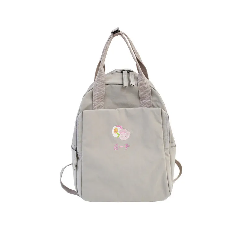 Женские сумки Рюкзаки Женские Мода Большой Емкости нейлоновый рюкзак для девочек школьная сумка для подростков девочек рюкзак женские - Цвет: Gray