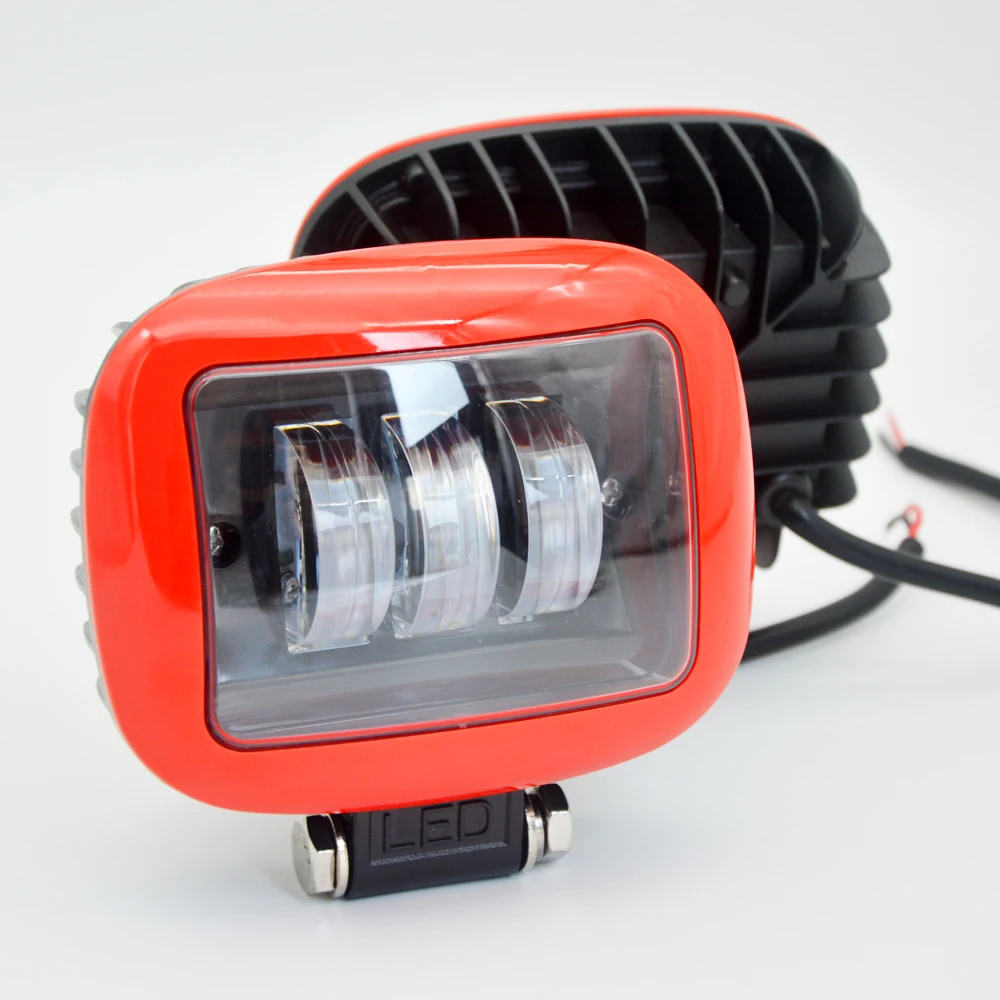 6D Lens 5 Inch Round Square Led Work Light For Car 4WD ATV SUV UTV Trucks 4x4 12V Offroad Motorcycle Auto Working Driving Lights