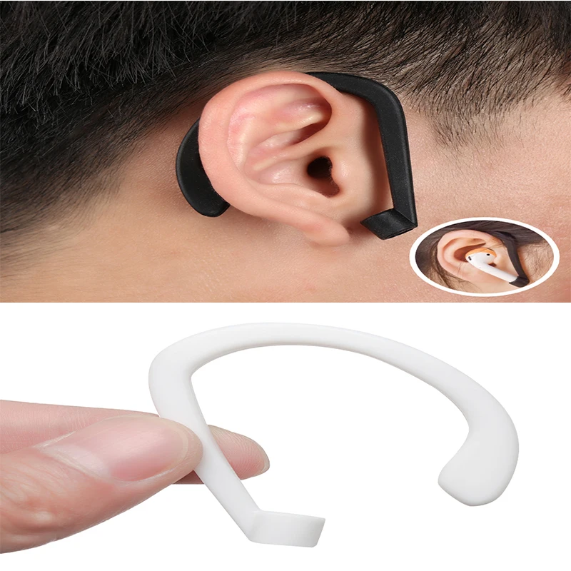 Для Air Pods силиконовые наушники Hook1 пара модные держатель для Apple Airpods анти потеря