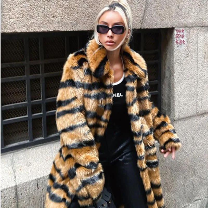 tiger mink coat