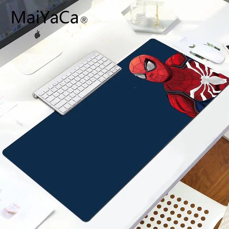 MaiYaCa ваш собственный коврик Marvel Человек-паук компьютерная игровая мышь коврики для ноутбука игровая мышь Lockedge коврик для мыши игровой коврик для мыши - Цвет: LockEdge 30x80cm