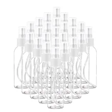 5PCS Portable Refillable Transparent Plastic Empty Spray Bottle 10ML/ 30ML/ 50ML/ 60ML/ 100ML Perfume Bottle Atomization