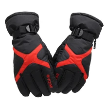 Для мужчин и женщин снегоход сохраняет тепло зимние ветрозащитные полный палец сноуборд Велоспорт противоскользящие уличные термальные лыжные перчатки водонепроницаемый