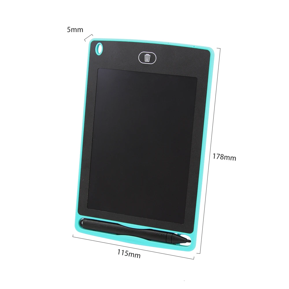 6," детские игрушки для рисования подарки ЖК-планшет цифровая доска для рисования электронный почерк коврик+ ручка для детского подарка