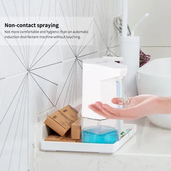 

Automatic Soap Spray Liquid Dispenser Disinfectant Mist Touchless Hand Sterilizer Infrared Motion Sensor Dispenser