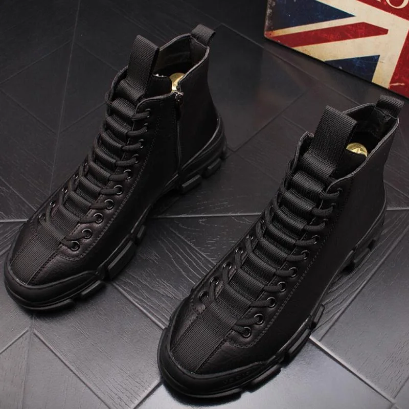 JHGCCL Boots Shoes Winter Synthetic Round Toe Adult Solid Latex Men's Boots Men's Shoes Best