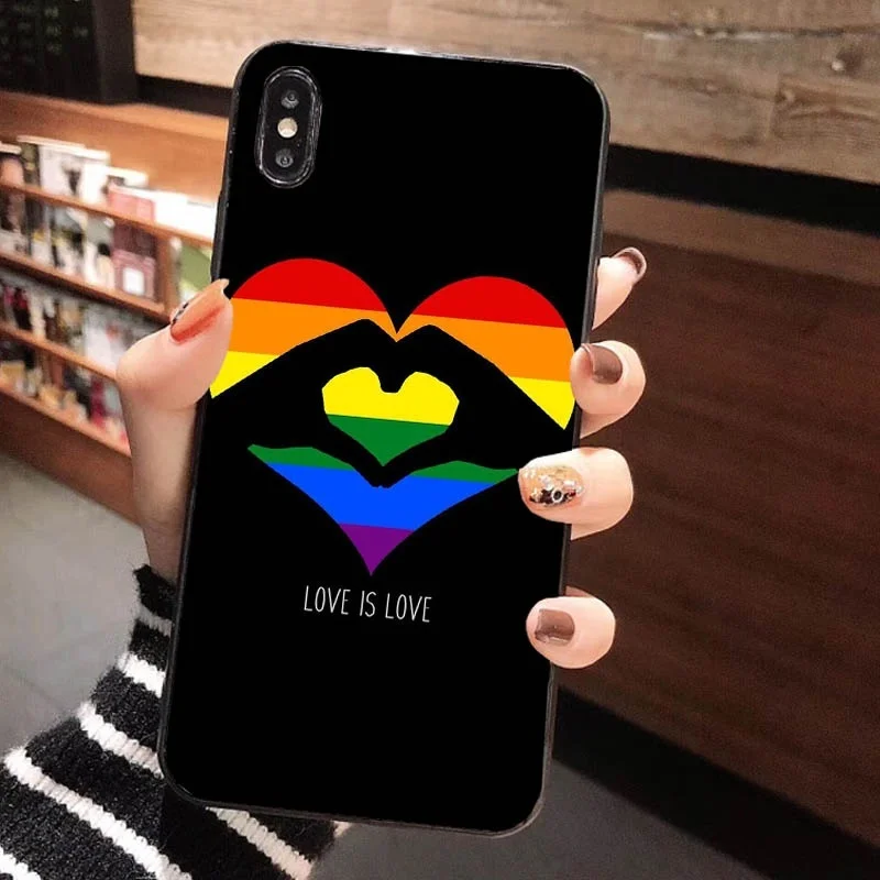 Чехол для телефона с принтом в форме сердца iPhone 6 7 8 8s X XR XS MAX | Мобильные телефоны и