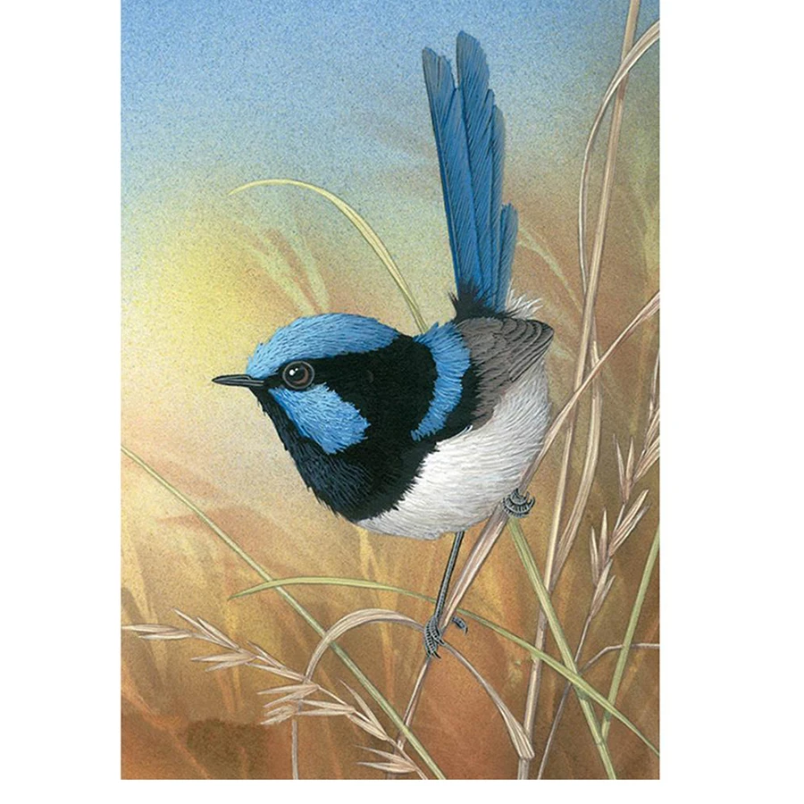 5D diamond painting kit bird scene on branches mosaic DIY diamond embroidery Rhinestone home decoration