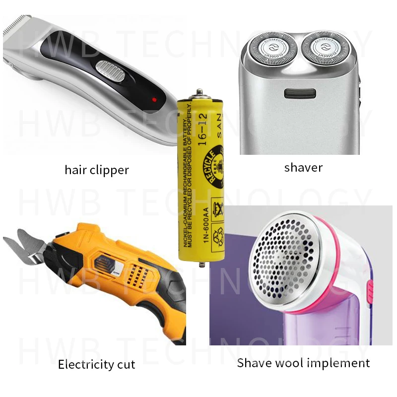Перезаряжаемая батарея 1 шт./лот Ni MH для триммера Panasonic ER1510 ER1410 ER506 ER154 ER1511