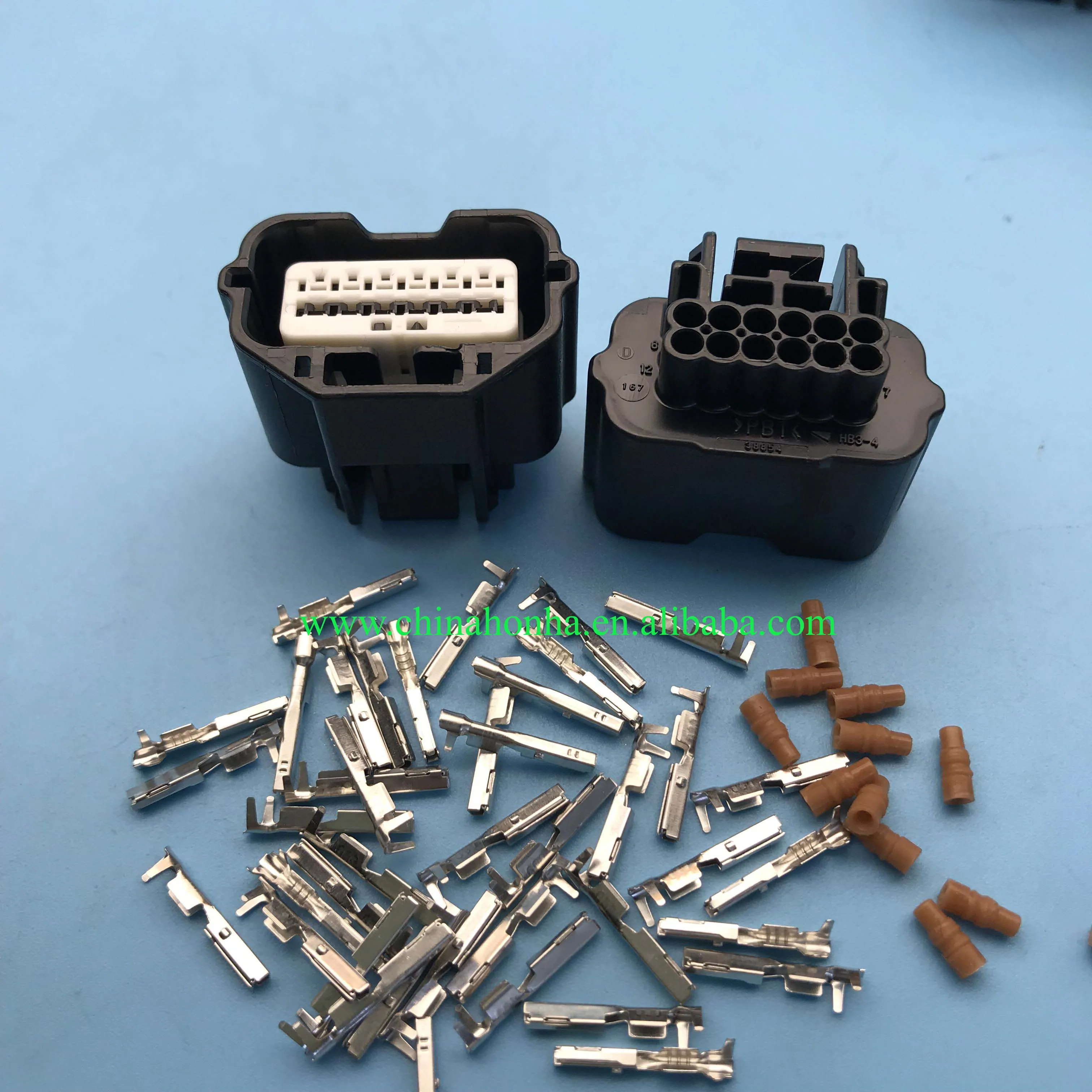 5 pcs 12-контактная автомобильные передние и задние бар реверсивный радар Электрический глаз жгута проводов женский 7283-8854-30 - Название цвета: 5 pcs