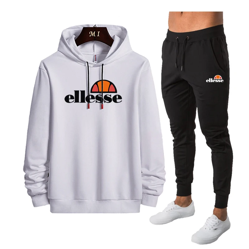 Casual Tracksuit Men 2 Pieces Sets Hooded Sweatshirts Spring Men's Clothes Pullover Hoodies Pants Suit Ropa Hombre Plus Size Casual Tracksuit Men 2 Pieces Sets Hooded Sweatshirts Spring Men's Clothes Pullover Hoodies Pants Suit Ropa Hombre Plus Size