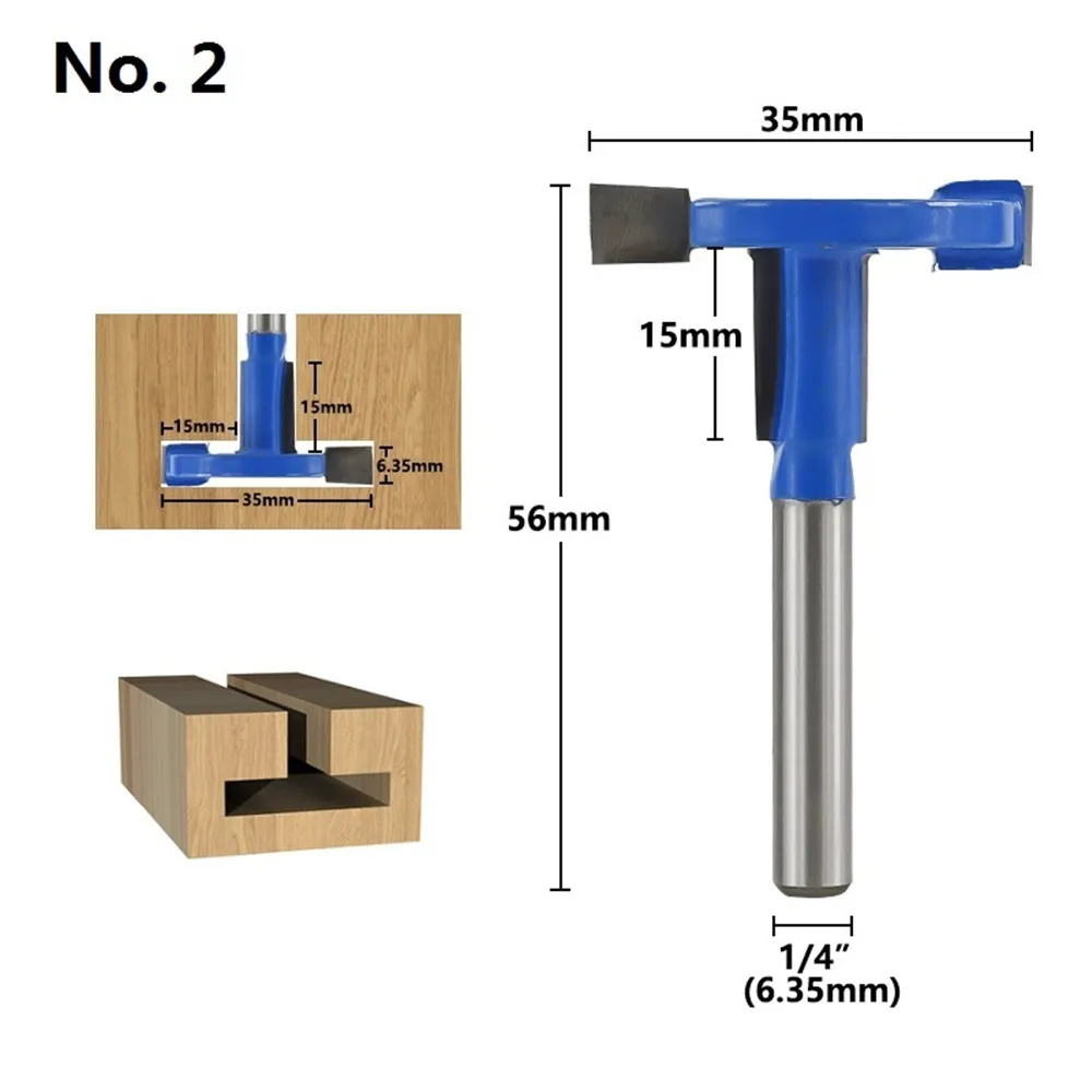 

1pc 1/4 shank shank (6.35mm) shank notch cutter router bits carbide groove router bit wood milling cutter