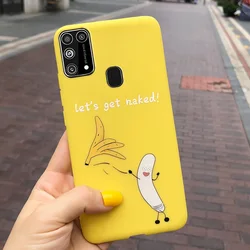 Cute Soft Silicone Phone Case - Stylish Protective Bumper Shell for Galaxy M31 Prime (Case-c01)