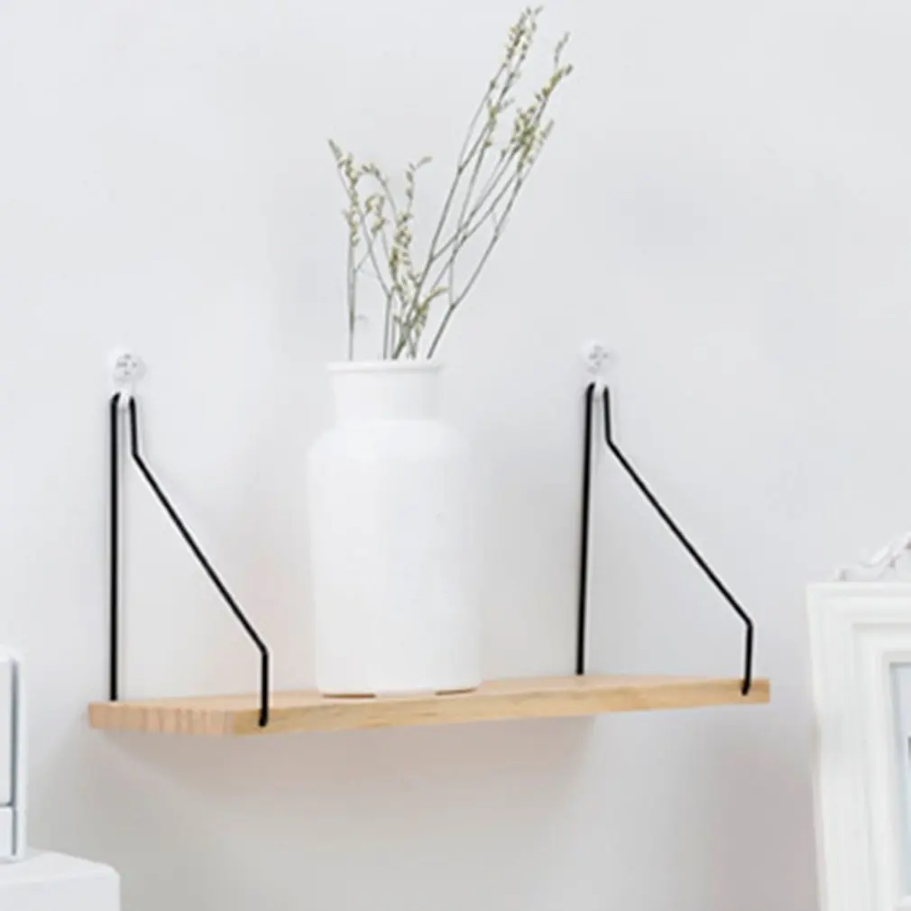 

Geometric Shape Wooden Wall Shelf Wall Mounted Storage Rack Organization For Bedroom Kitchen Home Decor Kid Room Decoration