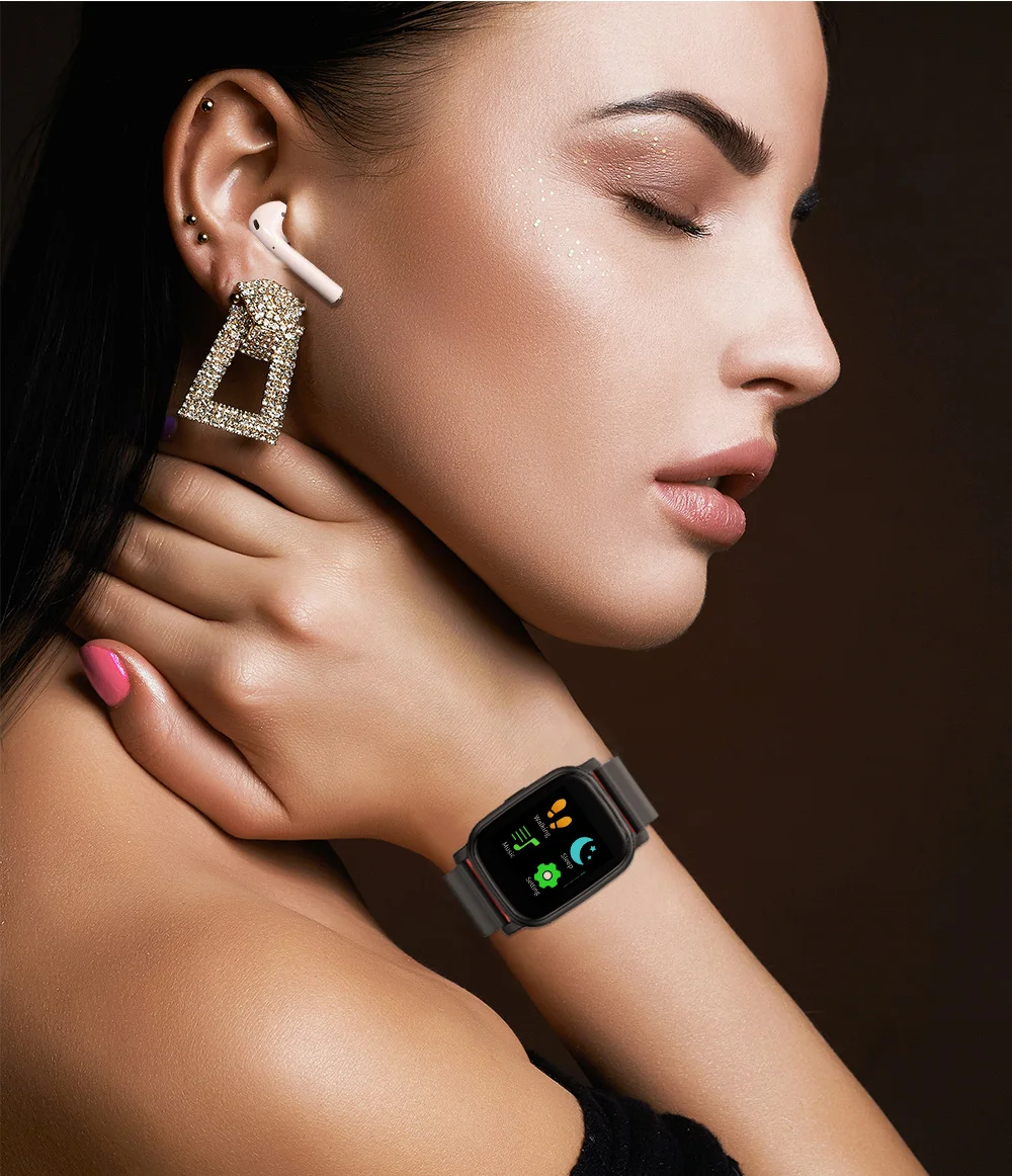 Новинка SENBONO полный сенсорный экран Смарт-часы водонепроницаемые Bluetooth спортивные фитнес-трекер Мужские Женские умные часы для IOS Android