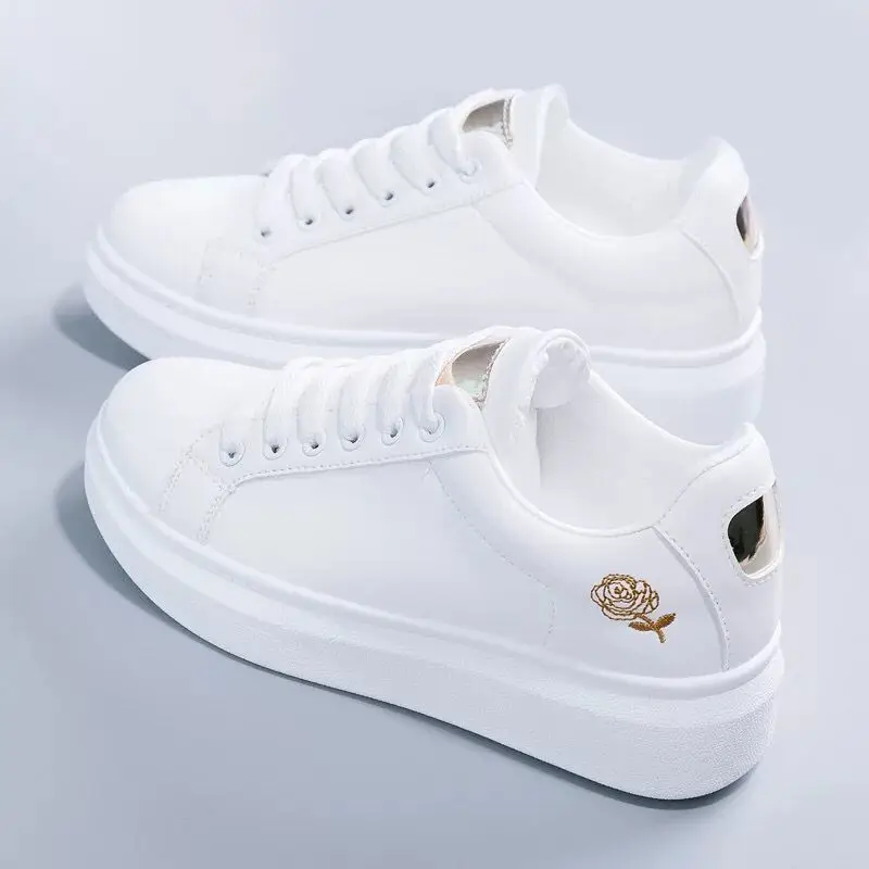 

2019 Autumn New Style Small White Shoes Women's Breathable Spring And Autumn Versatile Shoes Students-Style Leather White Shoes