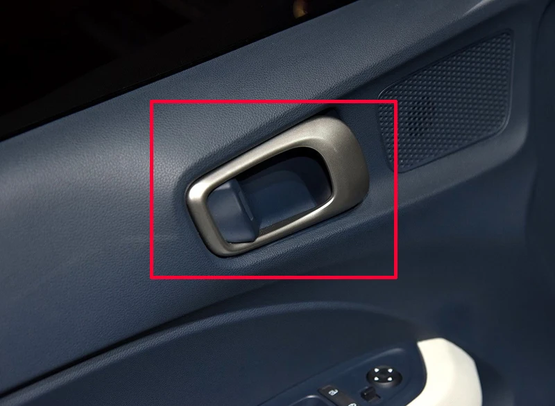Для hyundai Venue автомобильные аксессуары из углеродного волокна Стильная крышка внутренней дверной ручки накладка на чашу