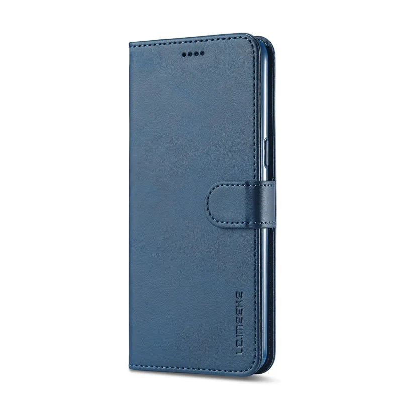 Luxury Leather Wallet Flip Case with Stand and Card Slots