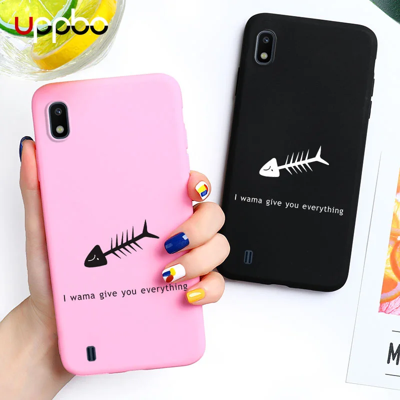 Чехол для Samsung Galaxy A10 чехол 3D DIY мягкий силиконовый конфетного цвета телефона