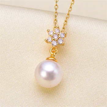 

High Quality Pearl Pendant Base Pendant Findings Pendant Settings Jewelry Parts Fittings Jewellery Accessories No Pearl No Chain