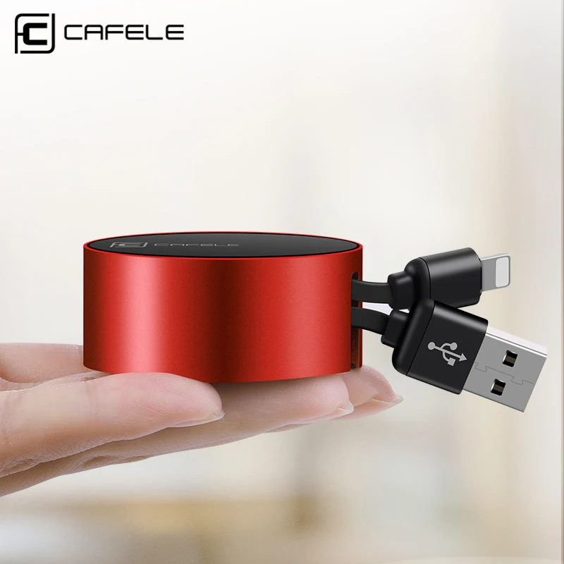 

Cafele for Apple USB Charging Data Cable Anti-wrap retractble 8 Pi Wire Cord for iphone 11 pro X 7 6 8 6S 5S Plus XS MAX XR 90cm