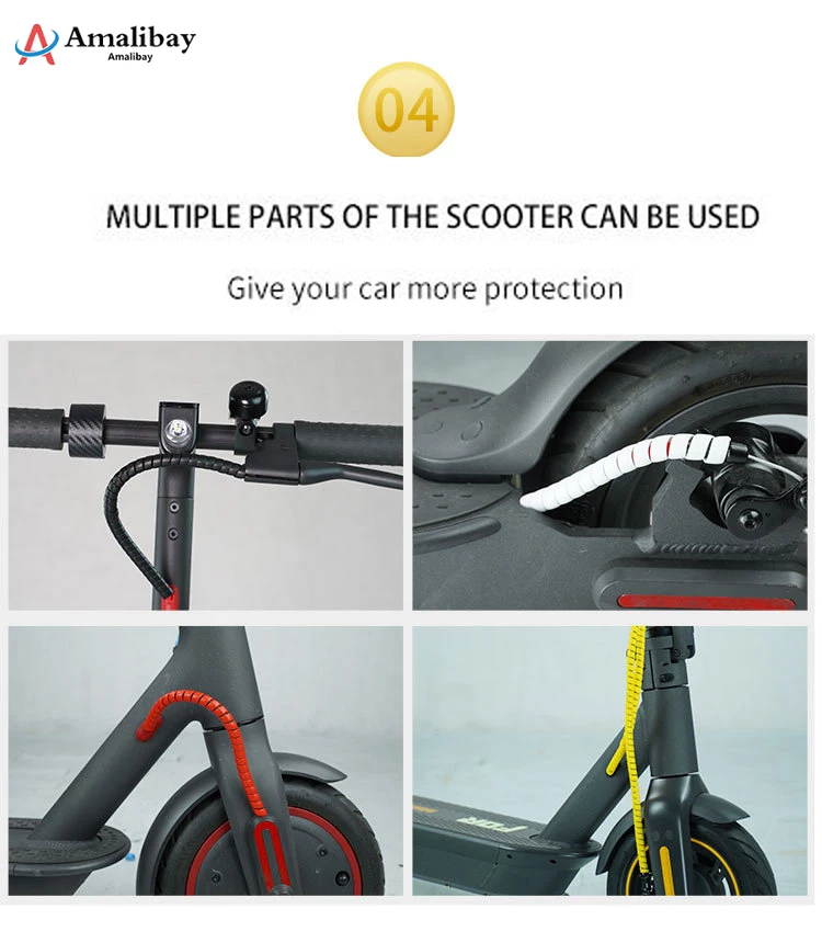 Amalibay Line Protector for Xiaomi Mijia M365 Electric Scooter Line Tube 1m Length Winding Tubes for Xiaomi M365 Pro Accessories