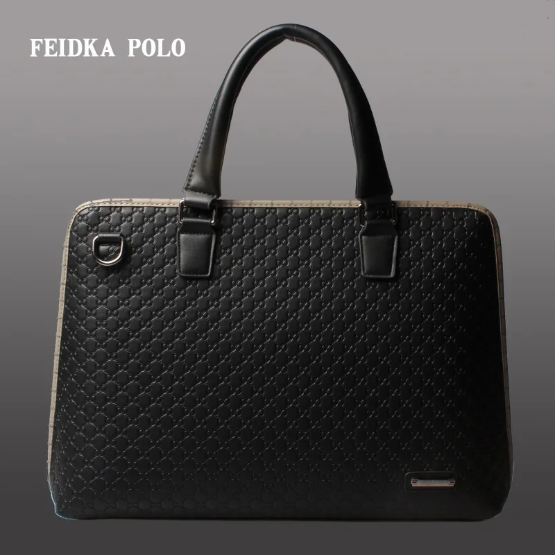 

2016 New Style MEN'S Handbag Cross Briefcase Leather Bag Business Casual Shoulder Computer Bag