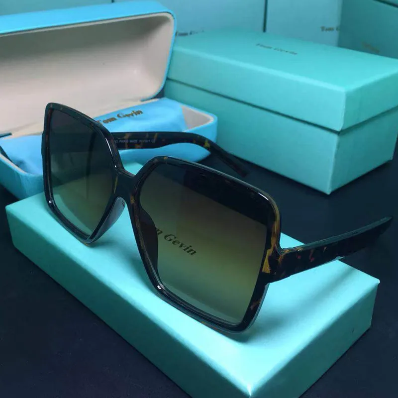 Негабаритная рамка с надписью Квадратные Солнцезащитные очки для женщин Vinge ретро солнцезащитные очки мужские роскошные брендовые черные большие тени INS Мода - Цвет линз: C4