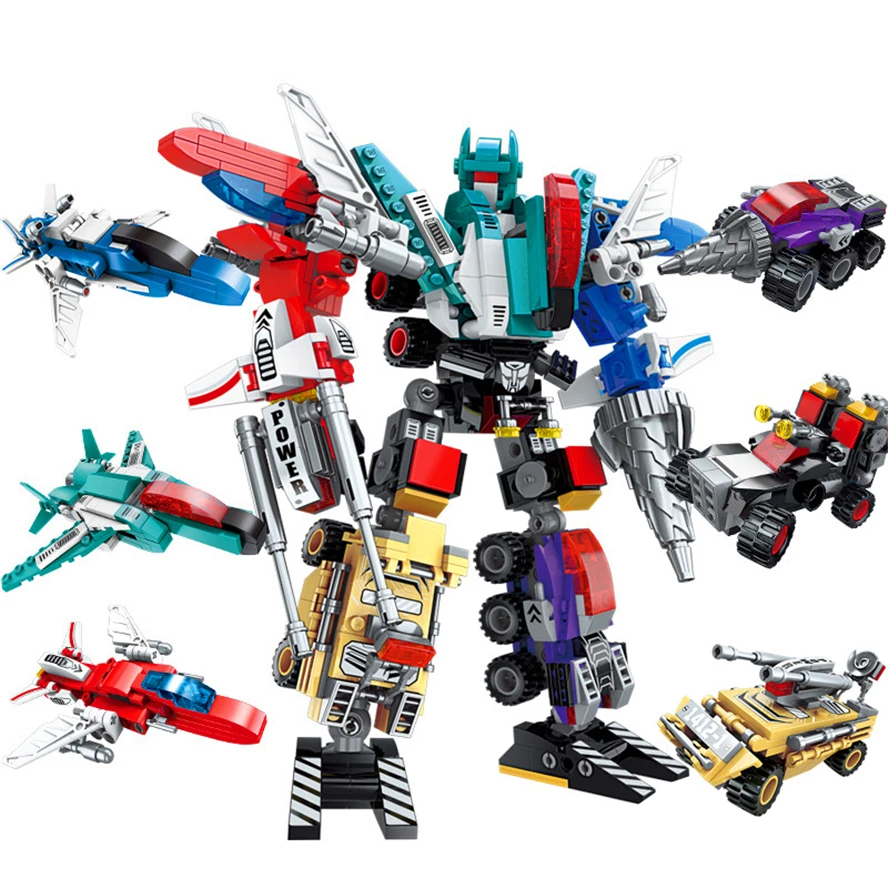 Enlighten-1412-6-In-1-Star-Wars-Robot-Vehicle-Plane-Car-Building-Blocks-Brick-Set-Compatible
