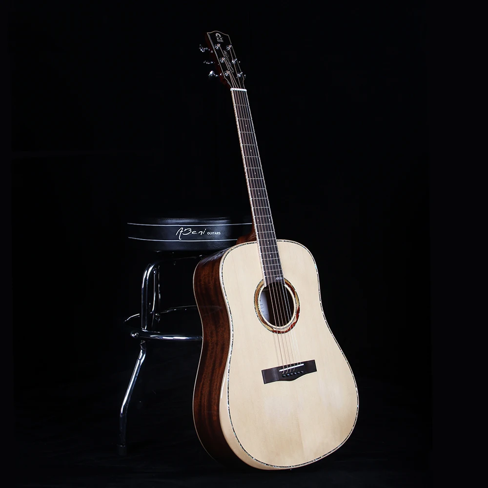 

ABENI ADS-55 acoustic guitar,41 inch solid wood acoustic guitar , Guitarra acustica,