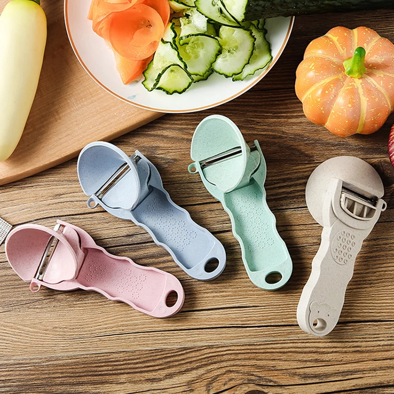 2 в 1 Curl Spiralizer набор многофункциональная Овощечистка Терка Фруктовый нож из нержавеющей стали бигуди и конусы овощечистка