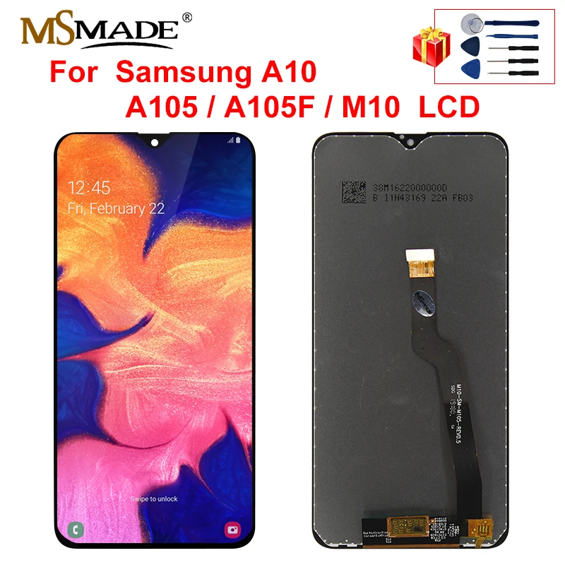 6 2 LCD For Samsung Galaxy A10 A105 A105F SM A105F M10 LCD Touch Screen Digitizer 1
