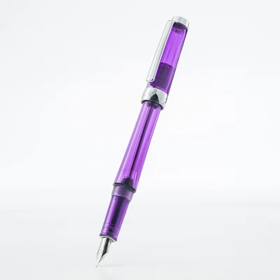 Purple Wingsung 3013 КРЫЛО Sung 3013 авторучка отрицательное давление толкатель поршень большой объем авторучка - Цвет: Purple