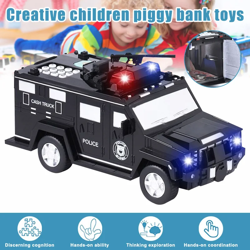 Умная музыкальная Банкнота с паролем, игрушечная копилка, светильник, Электронная банкнота, игрушечная машинка YJS99