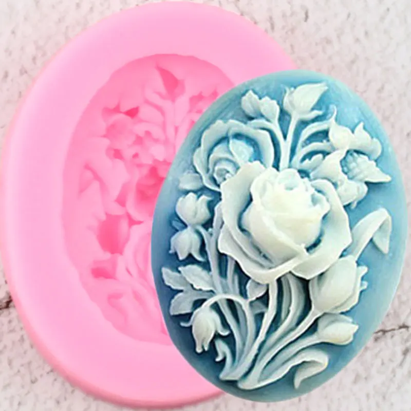 Силиконовые формы в виде цветка 3D мыло ручной работы форма для выпечки для дня рождения торт украшения инструменты форма для конфет форма для шоколада формы для мастики