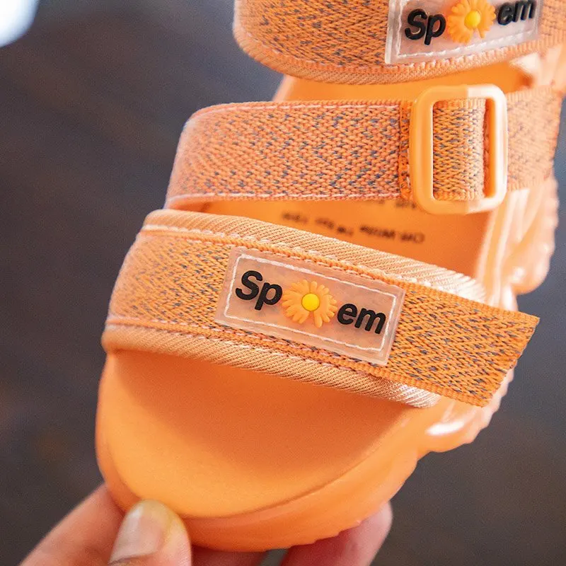 Сандалии для девочек новинка 2020 модная летняя детская обувь мягкие и удобные