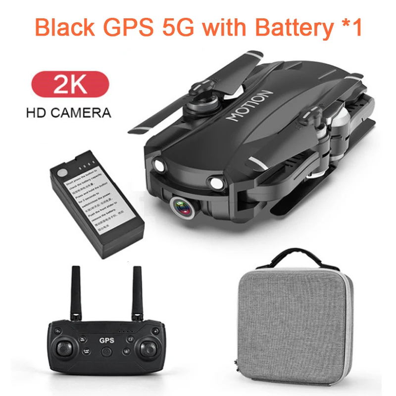 R10 Дрон с GPS 5G Wi-Fi FPV Дрон GPS смарт-Квадрокоптер с камерой 2k HD Дрон селфи Электрическая регулировка Камера Вес зондирования вертолет Дрон Профессиональный VS F11 CG033 SG900S H3 - Цвет: black with battery 1