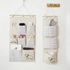 Wall Hanging Storage Bag Fabric Pouch Multi Pockets Multilayer Closet Door Hanging Storage Bag Home Cosmetics Toys Organizer 2