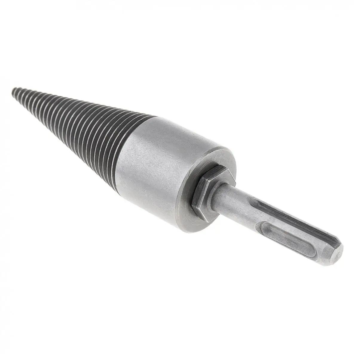 Drill Bits 35MM Steel Speedy Screw Cones Drill Bit with Round Handle for Soft / Hard Firewood